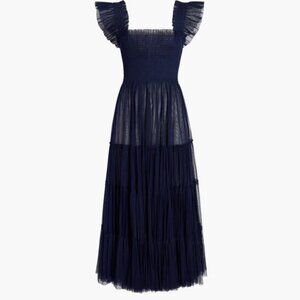 NWOT Hill House Home Navy Tulle Ellie + NWT GapBody Navy Slip